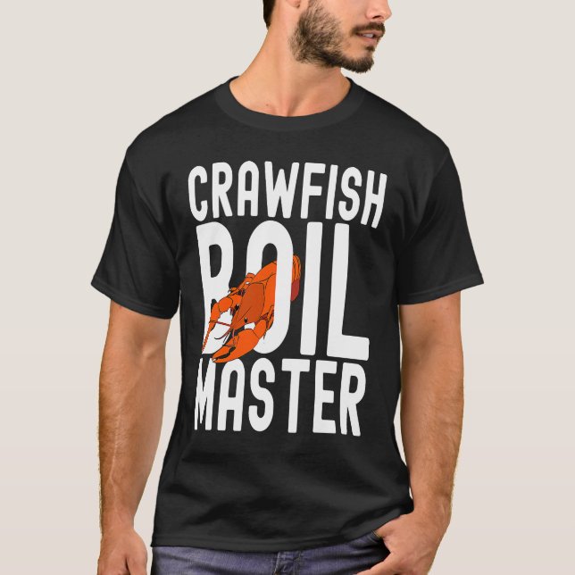 Crawfish Boil Master Mens Crawfish Crew  1 T-Shirt (Front)