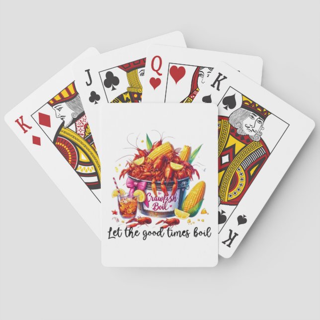 Crawfish Boil Playing Cards (Back)