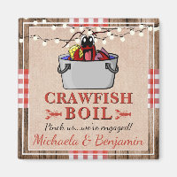 Crawfish Boil Rustic Engagement Party