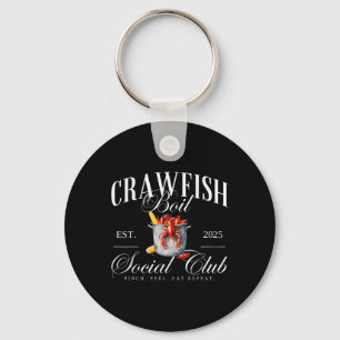 Crawfish Boil Social Club Cajun Seafood Festival S Key Ring