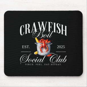 Crawfish Boil Social Club Cajun Seafood Festival S Mouse Mat