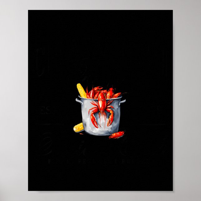 Crawfish Boil Social Club Cajun Seafood Festival S Poster (Front)