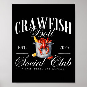 Crawfish Boil Social Club Cajun Seafood Festival S Poster