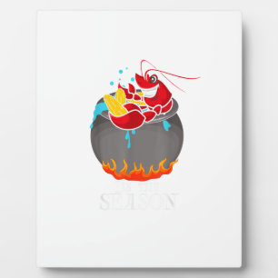 Crawfish Boil Tis The Season Crawdaddy Crayfish Fu Plaque