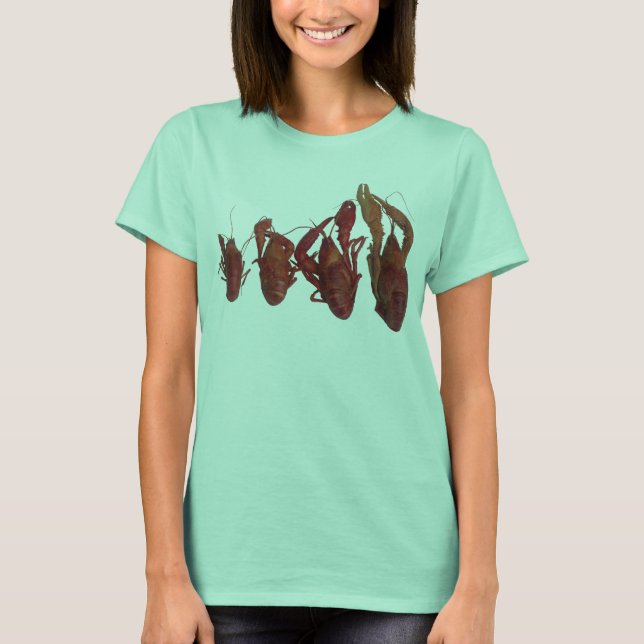 crawfish cell phone signal T-Shirt (Front)