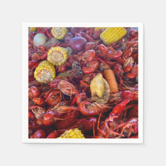 crawfish cocktail napkin
