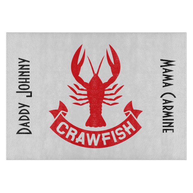 Crawfish Cutting Board (Front)