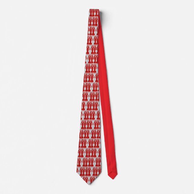 Crawfish Design Tie (Front)
