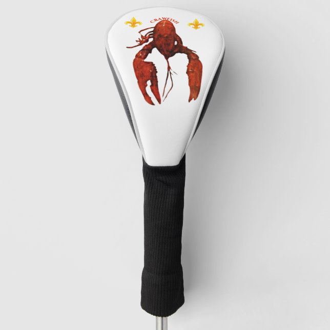 Crawfish Golf Head Cover (Front)