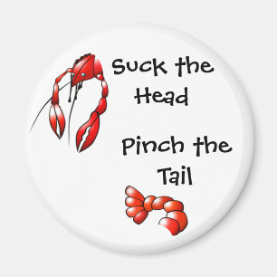 Crawfish Heads or Tails Magnet