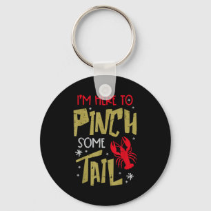 Crawfish Here To Nch Tail Lobster Crayfish Men Wom Key Ring