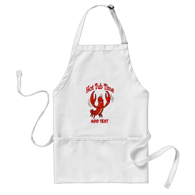 Crawfish Hot Tub Time Standard Apron (Front)