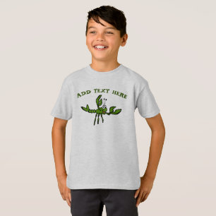 Crawfish in Green, add text T-Shirt