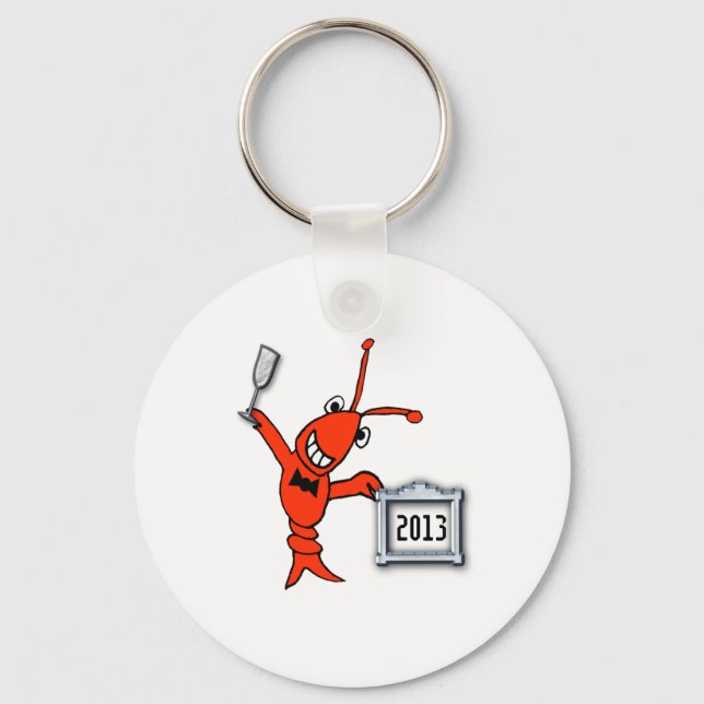 Crawfish / Lobster 2013 Cheers Key Ring (Front)