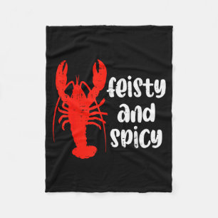 Crawfish Lobster Feisty And Scy Crayfish Men Women Fleece Blanket