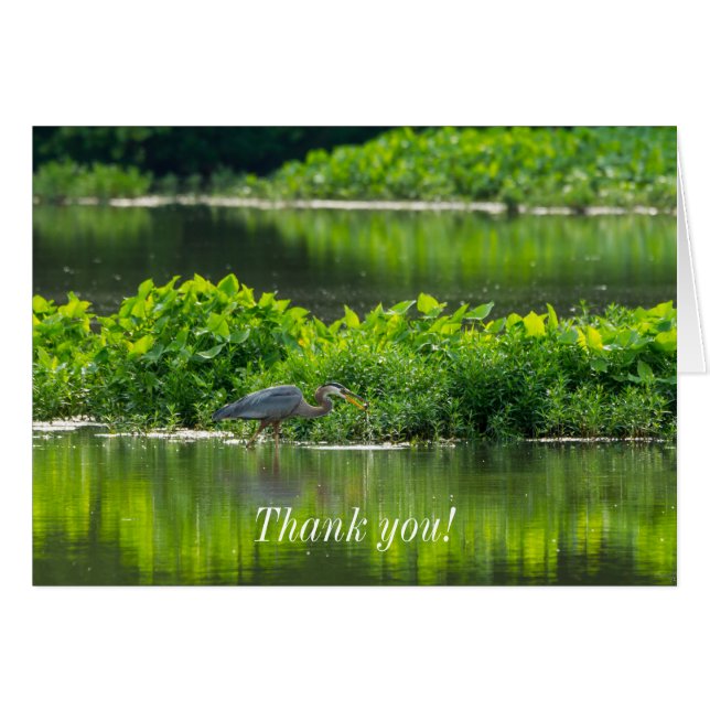Crawfish Meal Time Thank You Card (Front Horizontal)