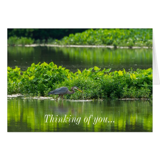 Crawfish Meal Time Thinking Of You Card (Front Horizontal)