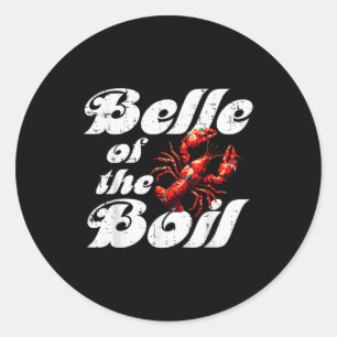 Crawfish Of The Boil Crayfish Cajun Women Men Kids Classic Round Sticker
