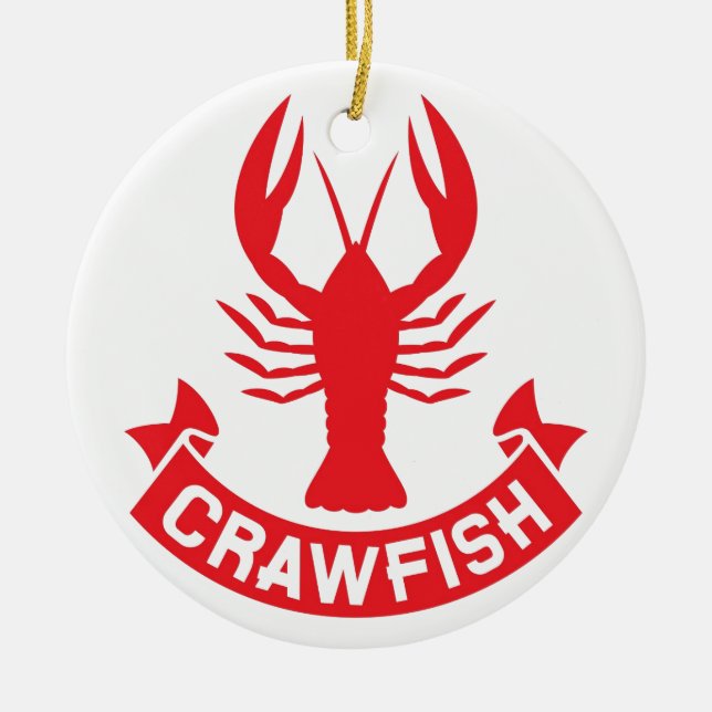 Crawfish Ornament - SRF (Front)