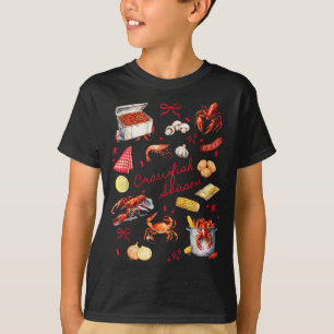 Crawfish season crawfish boil lobster cajun men T-Shirt