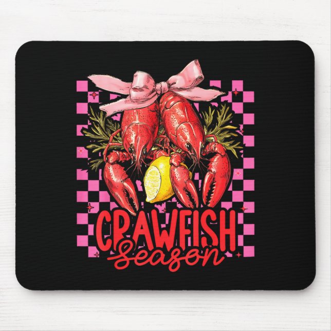 Crawfish Season Crawfish Boil Lobster Cajun Men Wo Mouse Mat (Front)