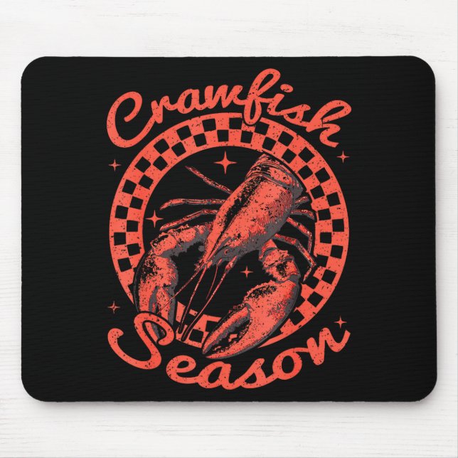 Crawfish Season Crawfish Boil Lobster Cajun Men Wo Mouse Mat (Front)