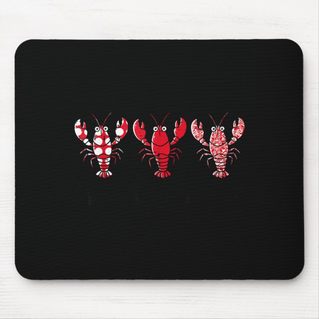 Crawfish Season Crayfish Patterns Cajun Boil Men W Mouse Mat (Front)