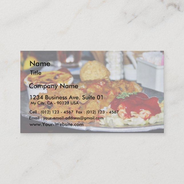 Crawfish Seven Ways Business Card (Front)