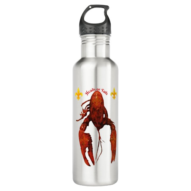 Crawfish Water Bottle (Front)