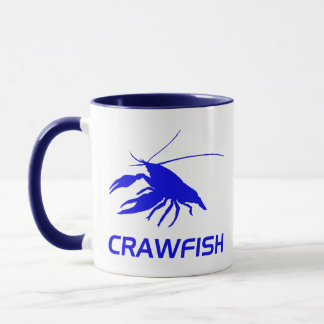 crawfish's silhouette (Red) Mug