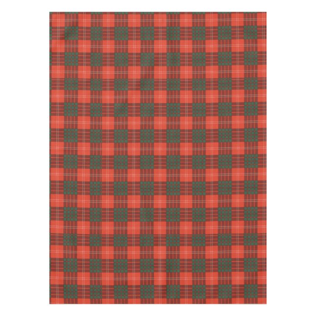 Crawford clan Plaid Scottish tartan Tablecloth (Front)