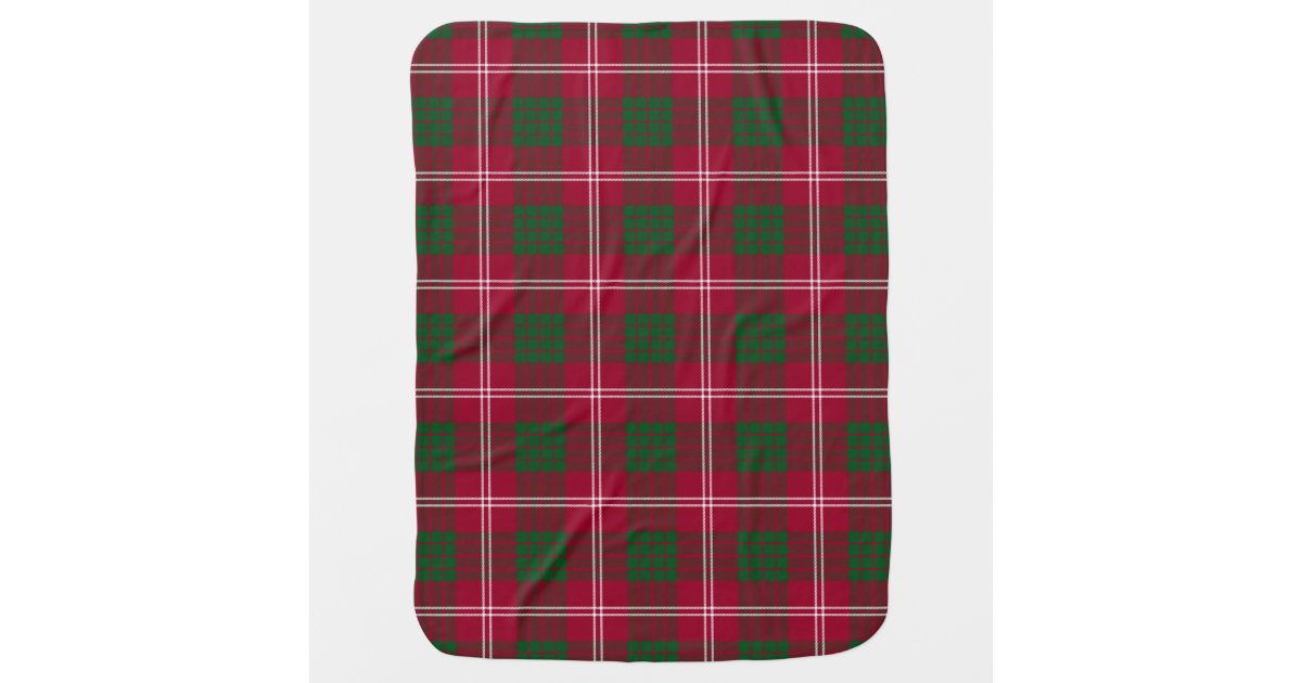 Crawford Clan Tartan Plaid Pattern Baby Blanket Zazzle