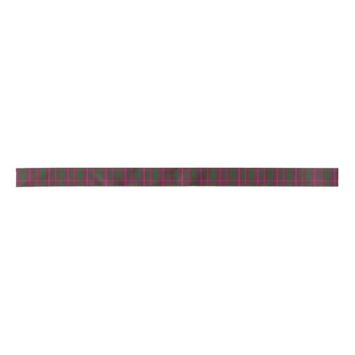 Crawford Clan Tartan Plaid Ribbon Satin Ribbon