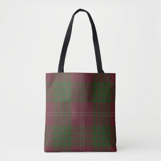 Crawford Clan Tartan Tote Bag (Front)