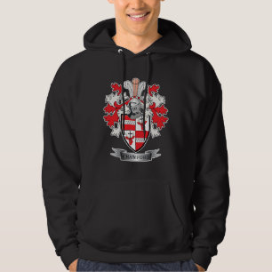 Crawford Family Crest Coat of Arms Hoodie