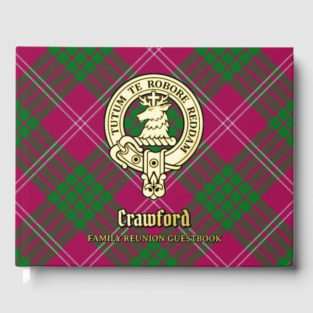 Crawford Family Reunion Guest Book (Front)
