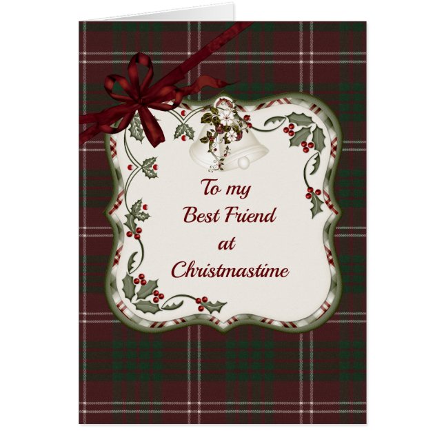 Crawford Modern  Tartan Christmas Friend (Front)
