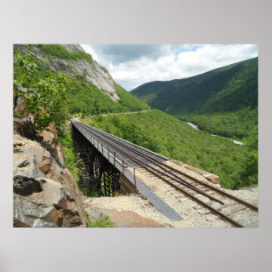 Crawford Notch Railway Trestle Poster