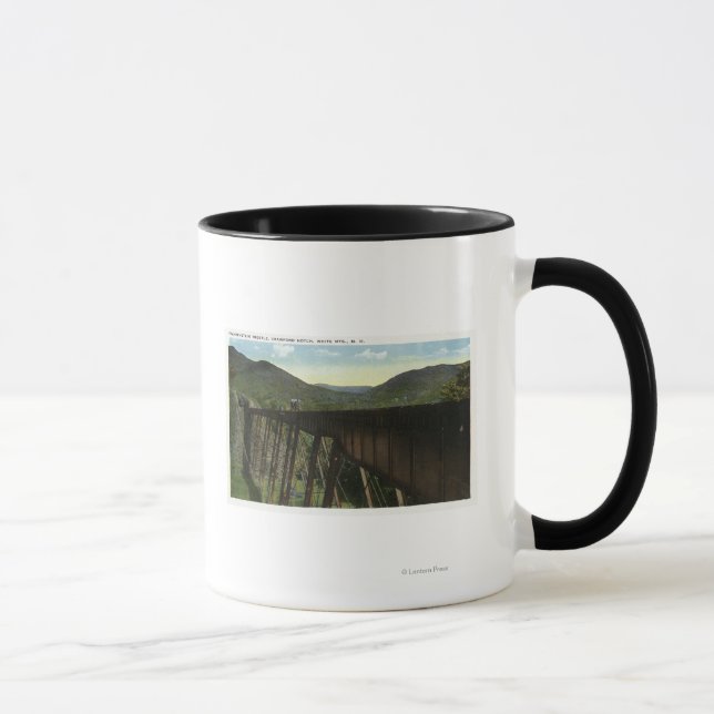 Crawford Notch View of Frankenstein Trestle Mug (Right)