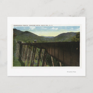 Crawford Notch View of Frankenstein Trestle Postcard