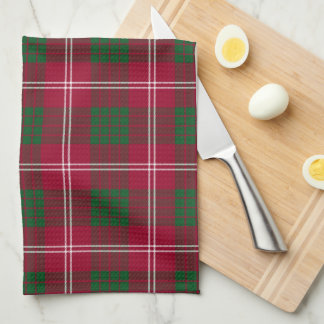 Crawford Scottish Tartan Plaid Tea Towel