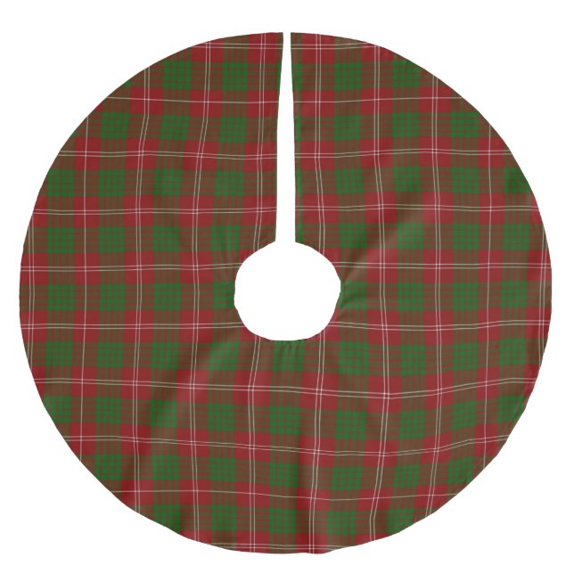 Crawford Tartan Plaid Brushed Polyester Tree Skirt (Front)