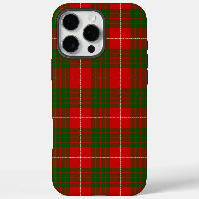 Crawford tartan red green plaid Case-Mate iPhone case (Back)