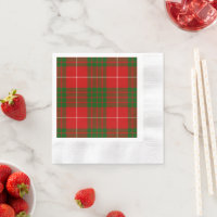 Crawford tartan red green plaid