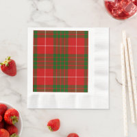 Crawford tartan red green plaid