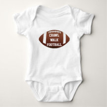crawl walk football bodysuit