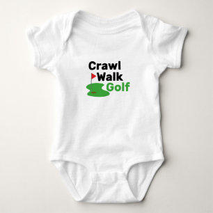 crawl walk golf Golfer baby, Golfer dad gift, Fun Baby Bodysuit
