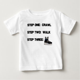Crawl, Walk, HOCKEY! Baby T-Shirt