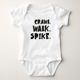 Crawl Walk Spike - Volleyball Baby Bodysuit