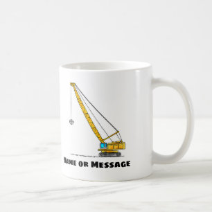 Crawler Crane Mug, Construction Crane Operator Gif Coffee Mug